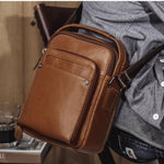 Leather Messenger Shoulder Bag for Men 82014