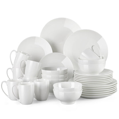 Minimalist Stoneware Ceramic Dinnerware Set for 4 8 12 SKU 70031