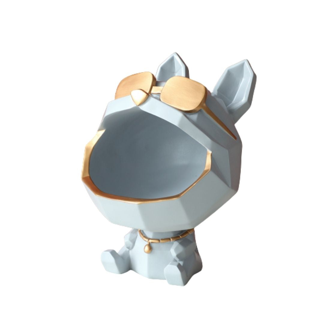 Happy Dog Figurine Storage Box