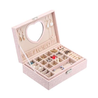 Luvarie Jewelry Box with Mirror and Lock S4 SKU 21048