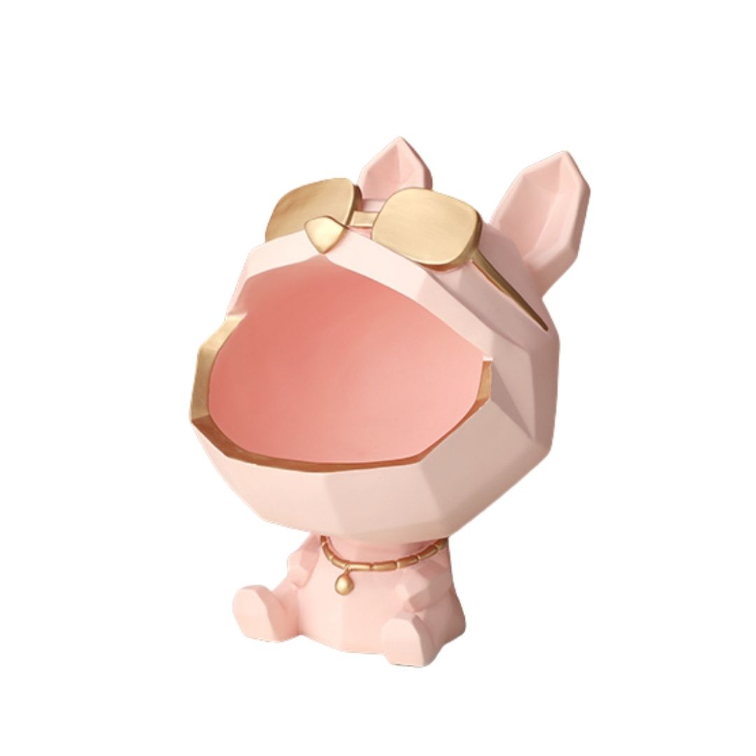 Happy Dog Figurine Storage Box