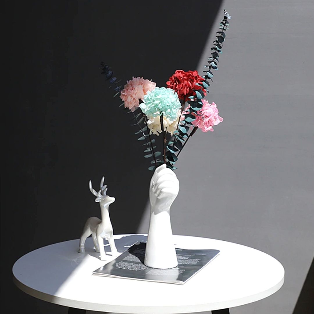 Ceramic Hand Shaped Vase