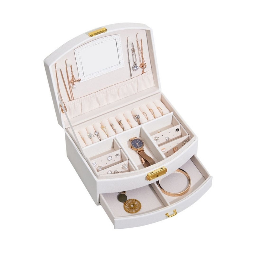 Luvarie Jewelry Box with Mirror and Lock SKU 21049