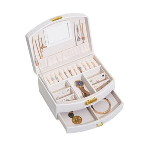 Luvarie Jewelry Box with Mirror and Lock S5