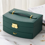 Luvarie Jewelry Box with Mirror and Lock S5