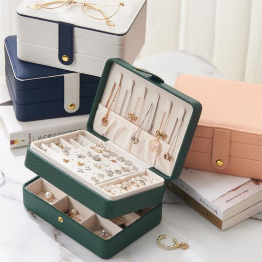 Utopi Leather Jewelry Box for Travel S5 SKU 21038