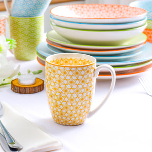 Mixed Color Stoneware Ceramic Dinnerware Set for 4 8 SKU 70088