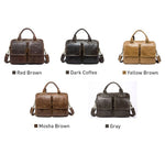 Leather Messenger Laptop Shoulder Bag for Men 82031