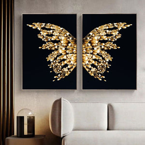Butterfly Wings Art Print on Canvas