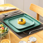 Green Stoneware Ceramic Dinnerware Set for 4 8 12 SKU 70109