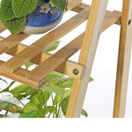 Bamboo Plant Pot Stand for Indoor and Outdoor SKU 35002