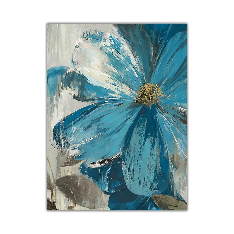 Blue Dreams in Summer Art Print on Canvas