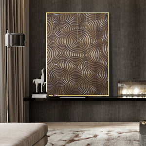 Tree Rings Art Print on Canvas 31039