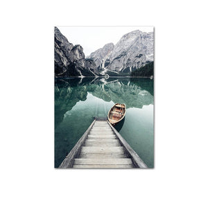 Lake of Clarity Art Print on Canvas