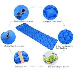 Outdoor Camping Inflatable Sleeping Pad