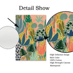 Botanical Garden and Girl Art Print on Canvas 31040