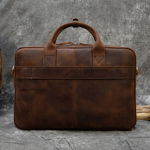 Leather Messenger Laptop Bag for Men 82004