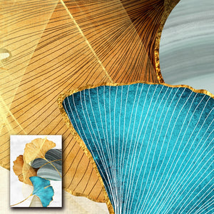 Nature Leaf Art Print on Canvas