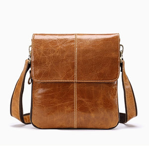 Leather Messenger Shoulder Bag for Men 82028