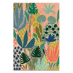 Botanical Garden and Girl Art Print on Canvas 31040