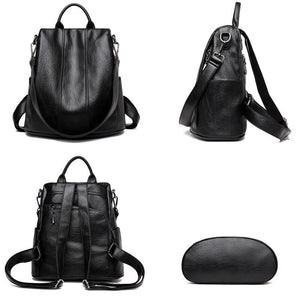 Cute Bookbag Leather Backpack Purse for Women 82037