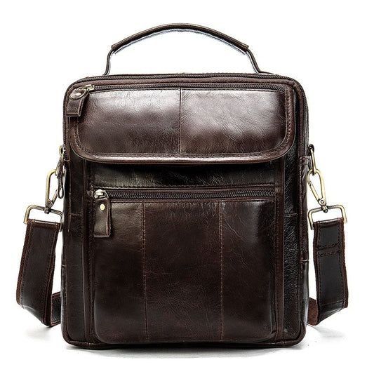 Leather Messenger Shoulder Bag for Men 82026