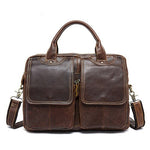 Leather Messenger Laptop Shoulder Bag for Men 82031