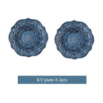 Luxury Baroque Ceramic Dinnerware Set for 1 2 4 SKU 70082