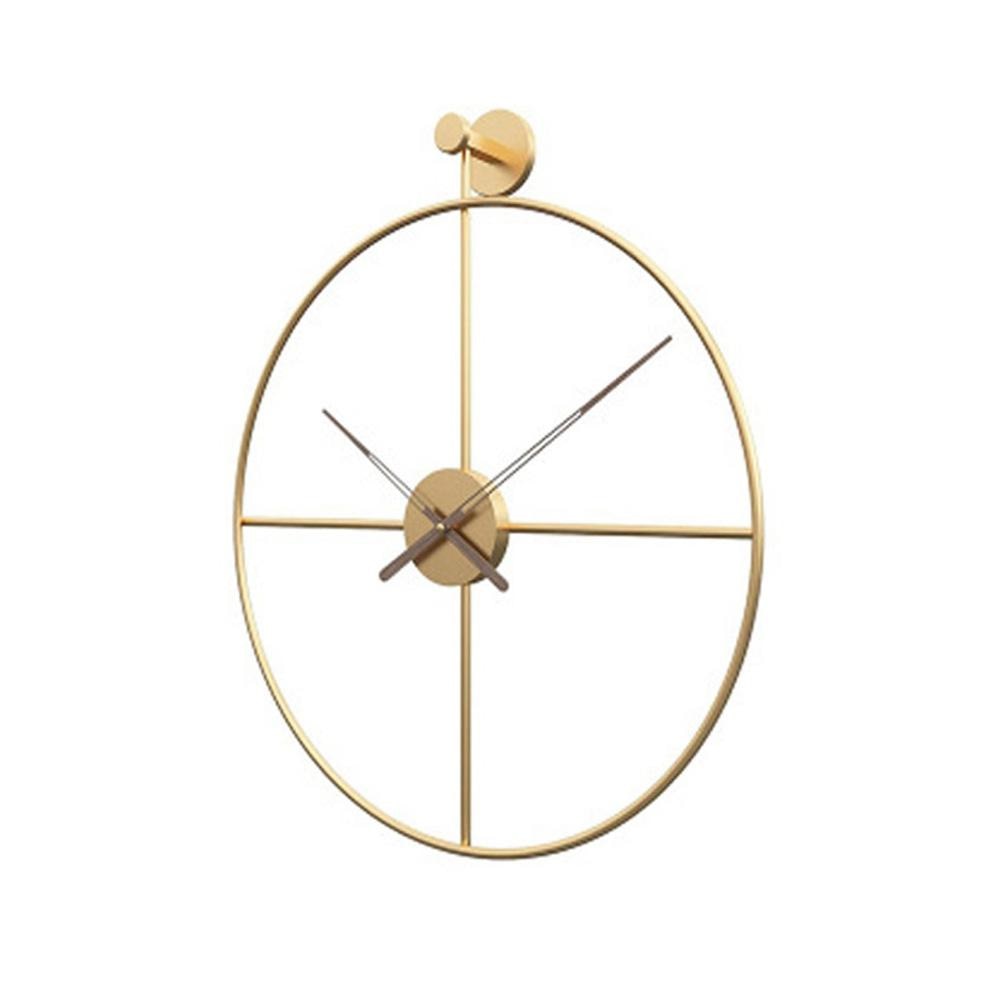 Large Round Metal Wall Clock S2
