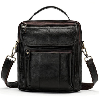 Leather Messenger Shoulder Bag for Men 82026