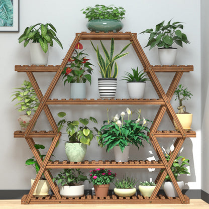 house plant pot stands Solid Wood Plant Pot Stand for Indoor and Outdoor SKU 35012 – Unity Refresh