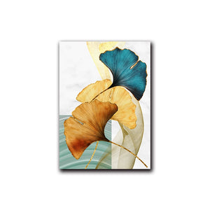 Nature Leaf Art Print on Canvas