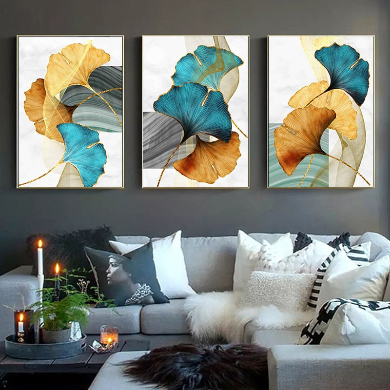 Nature Leaf Art Print on Canvas
