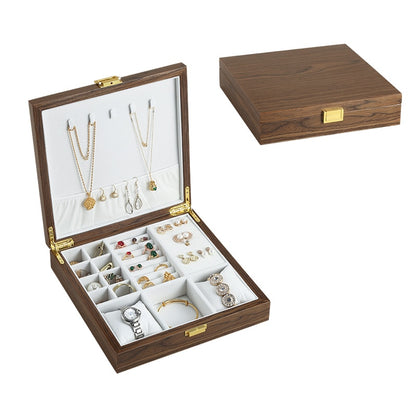 Large Square Luxury Wooden Jewelry Box SKU 21054