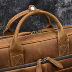 Leather Messenger Laptop Bag for Men 82004