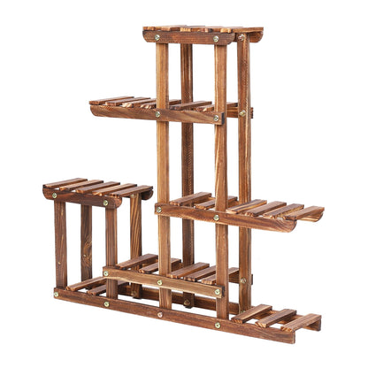 Solid Wood Plant Pot Stand for Indoor and Outdoor SKU 35003