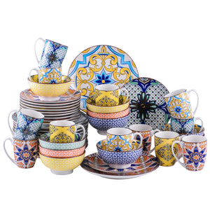 Stoneware Ceramic Dinnerware Set 16 32 48 PC 70013