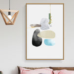 Modern Geometric Shape Art Print on Canvas