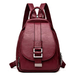 Cute Bookbag Leather Backpack Purse for Women 82035
