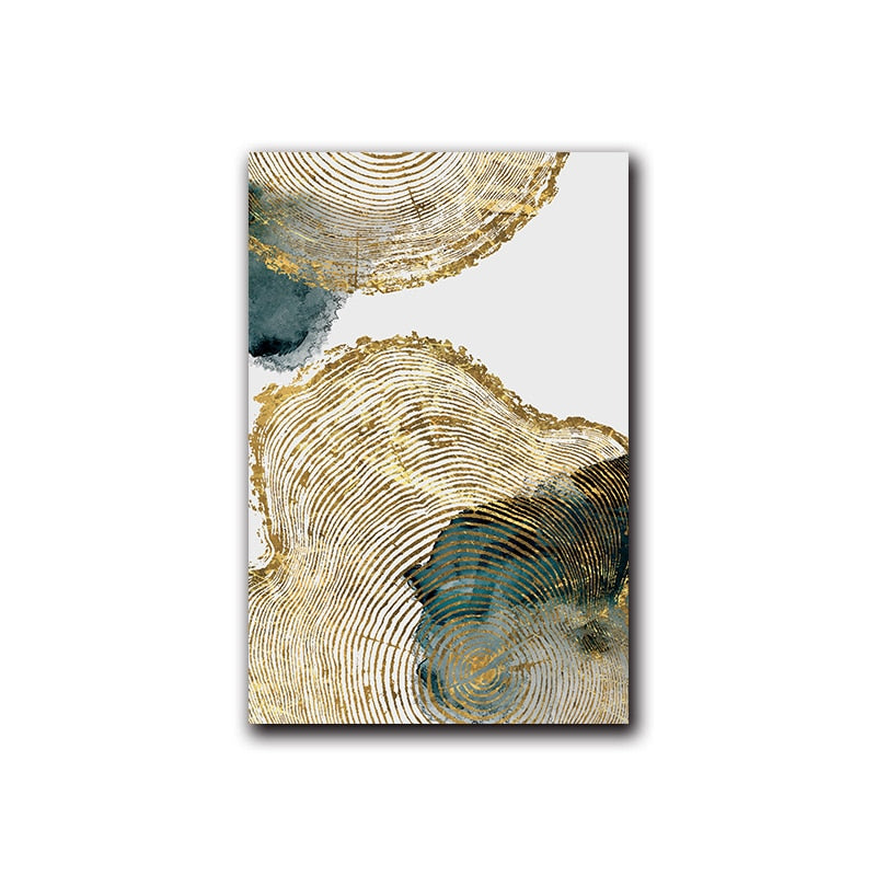 Trunk and Leaf Art Print on Canvas