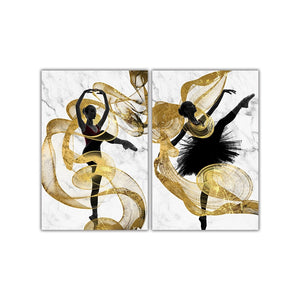 Dancing Ballerina Art Print on Canvas 31038