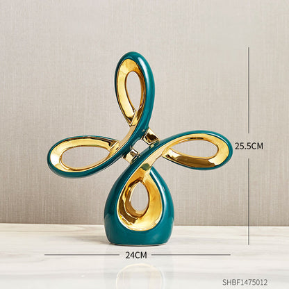 Ceramic Modern Style Art Abstract Statue