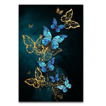Butterflies in Wonderland Art Print on Canvas
