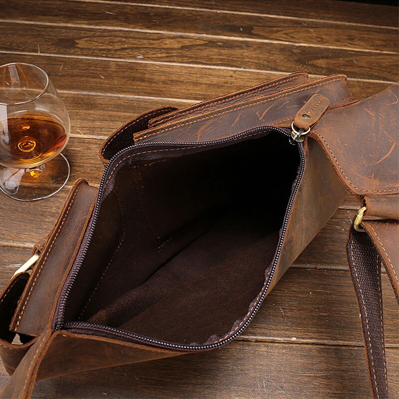 Leather Chest Bag for Men