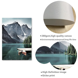 Lake of Clarity Art Print on Canvas