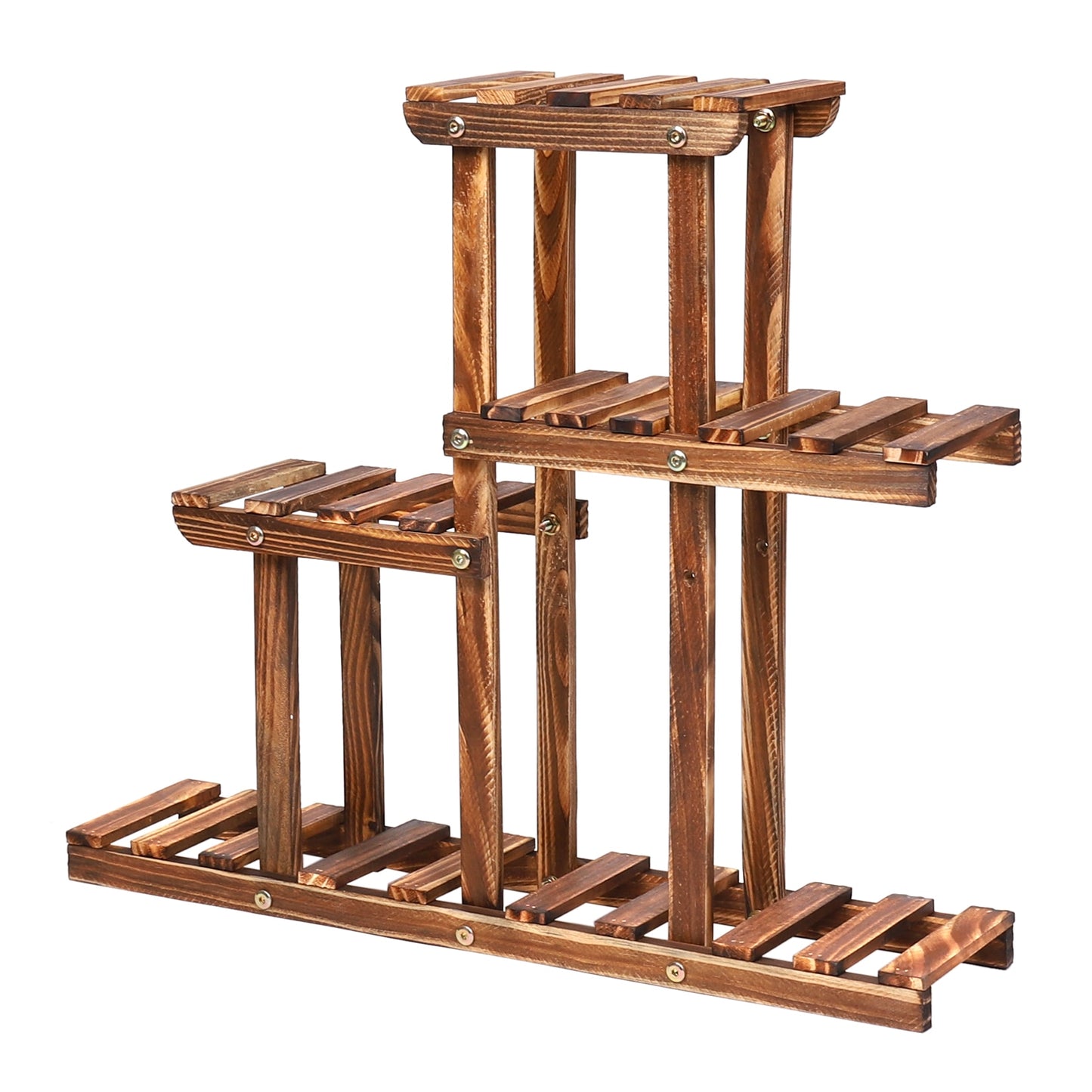 Solid Wood Plant Pot Stand for Indoor and Outdoor SKU 35010