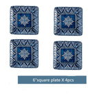 Luxury Baroque Ceramic Dinnerware Set for 1 2 4 SKU 70082