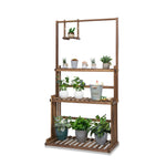 Solid Wood Plant Pot Stand for Indoor and Outdoor SKU 35015