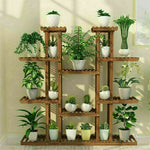 Solid Wood Plant Pot Stand for Indoor and Outdoor SKU 35013