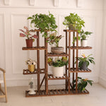 Solid Wood Plant Pot Stand for Indoor and Outdoor SKU 35013